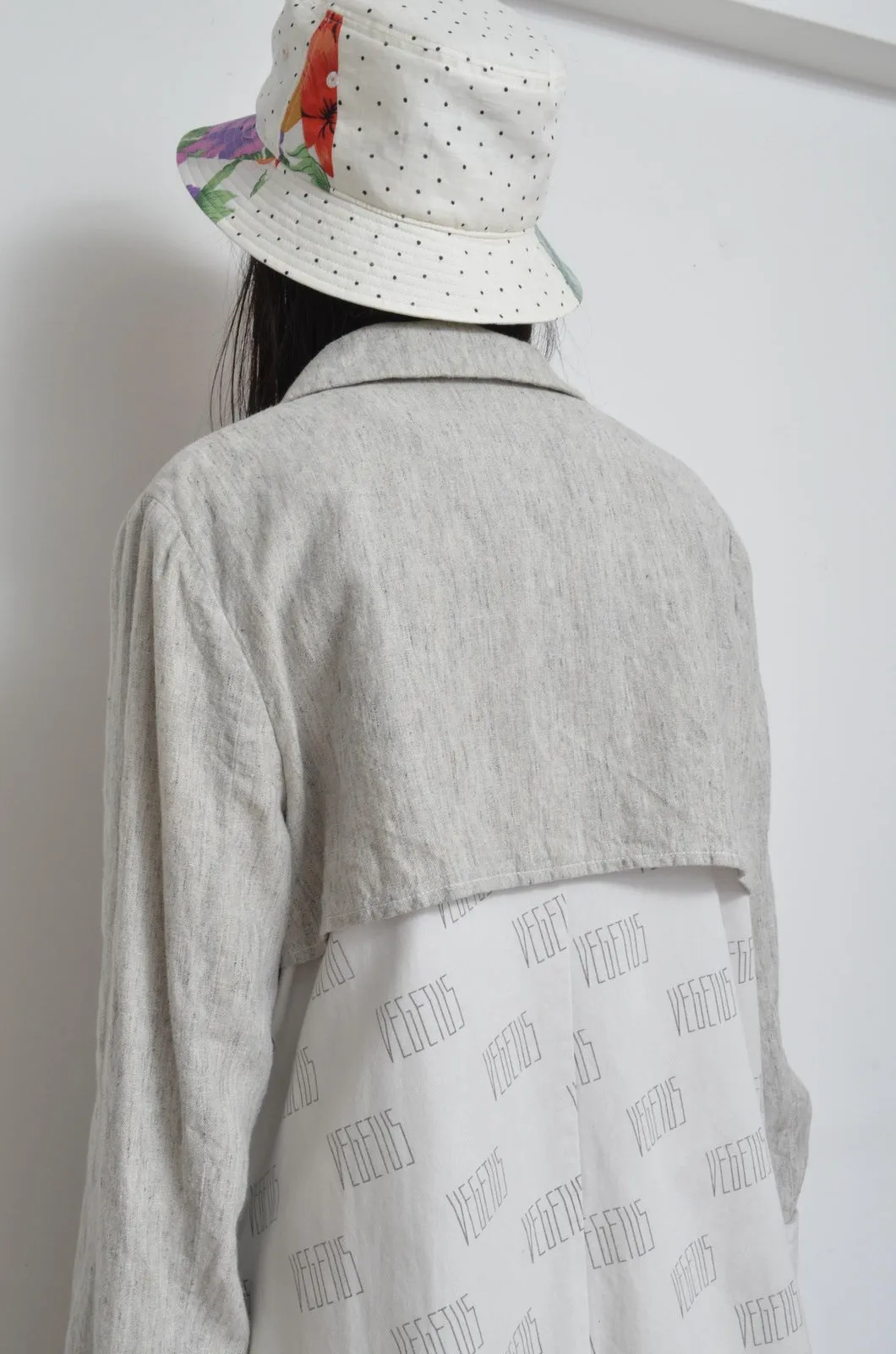 LINEN LONG COAT / 02_WHT