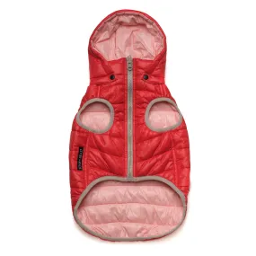 Love Thy Beast Reversible Puffer Jacket, Red / Blush