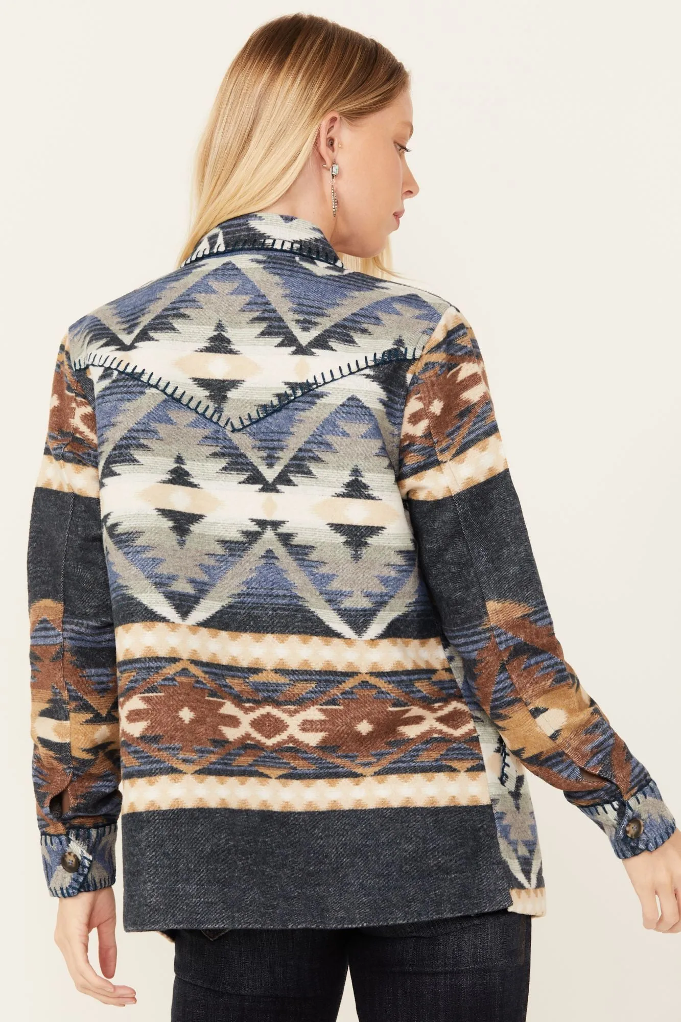 Luttrell Southwestern Print Shacket