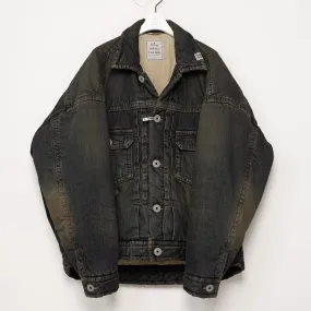 【Maison MIHARA YASUHIRO】<br>PUFFER DENIM JACKET <br>A13BL026