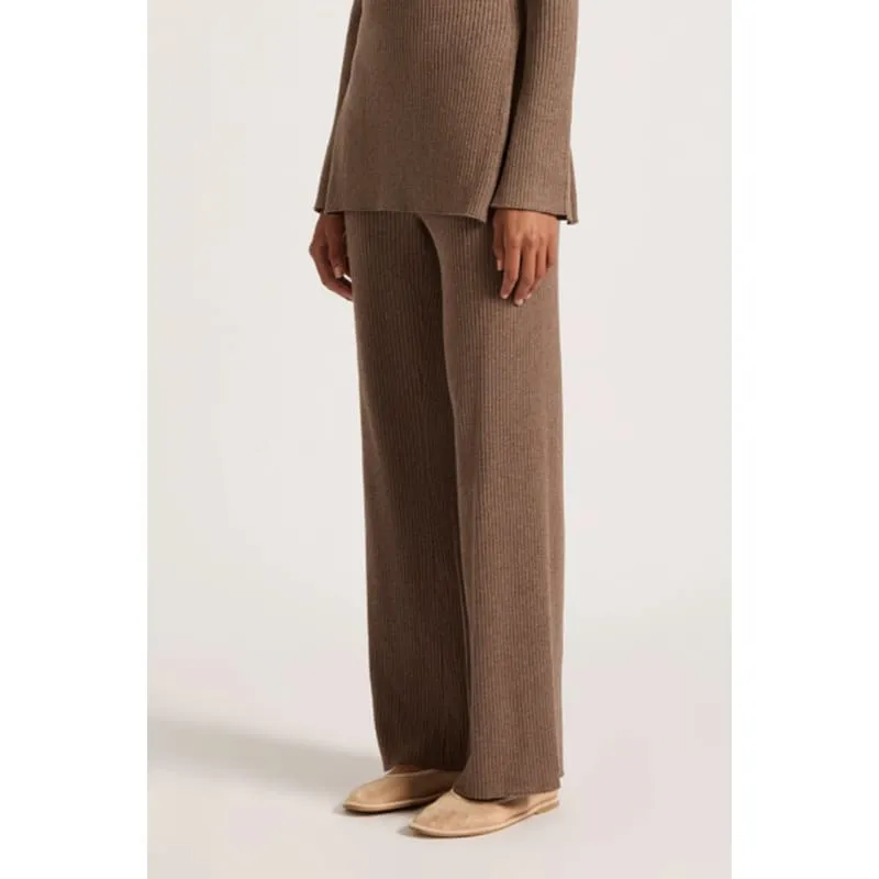 Malo Knit Pant | Mocha