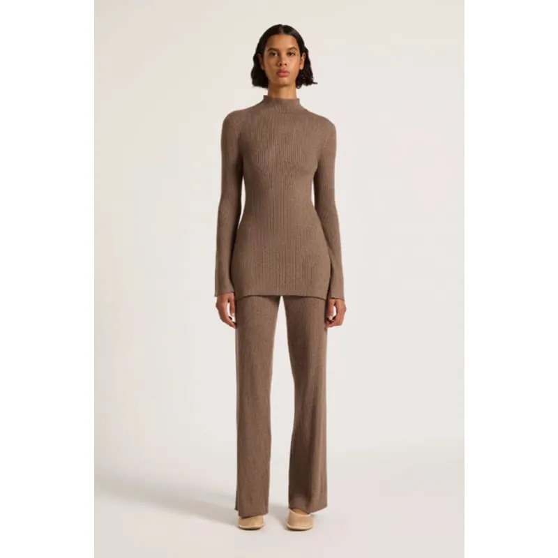 Malo Knit Pant | Mocha