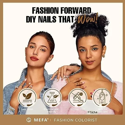 MEFA Gel Nail Polish Set | 23 Pcs | 20 Colours | Basic Collection