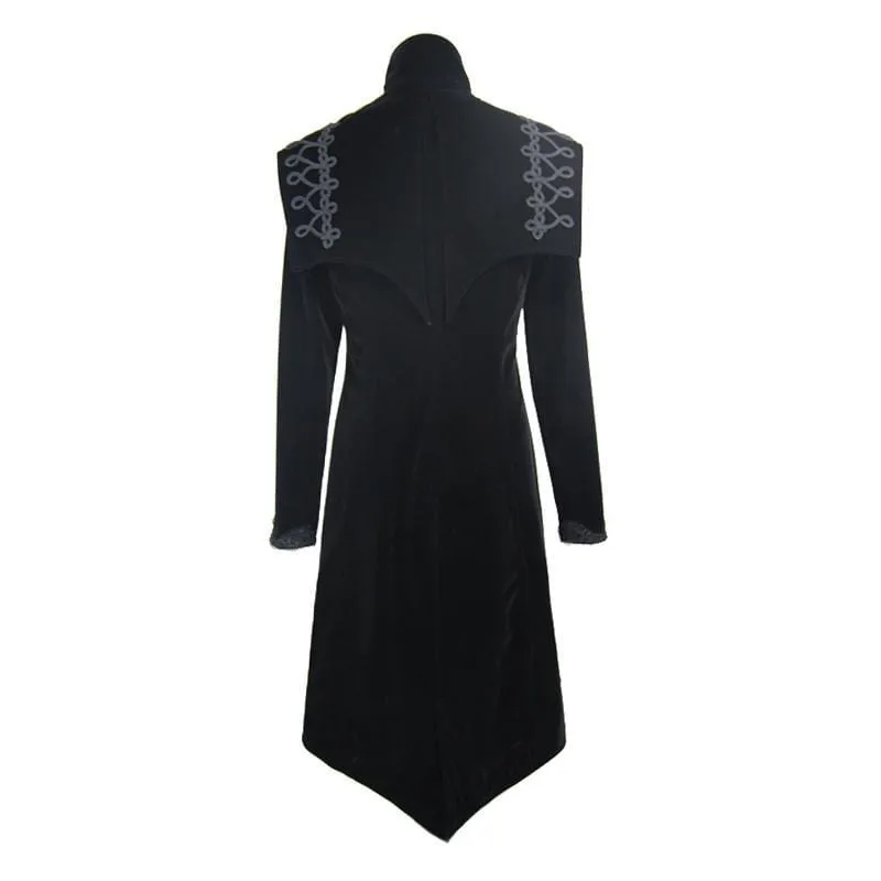 Men's Goth Asymmetric Long Coat