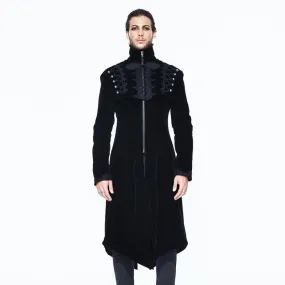 Men's Goth Asymmetric Long Coat