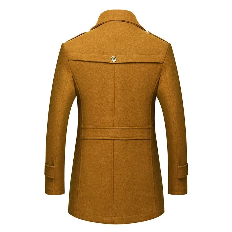 Men's Winter Autumn Dorchester Peacoat Wool Coat