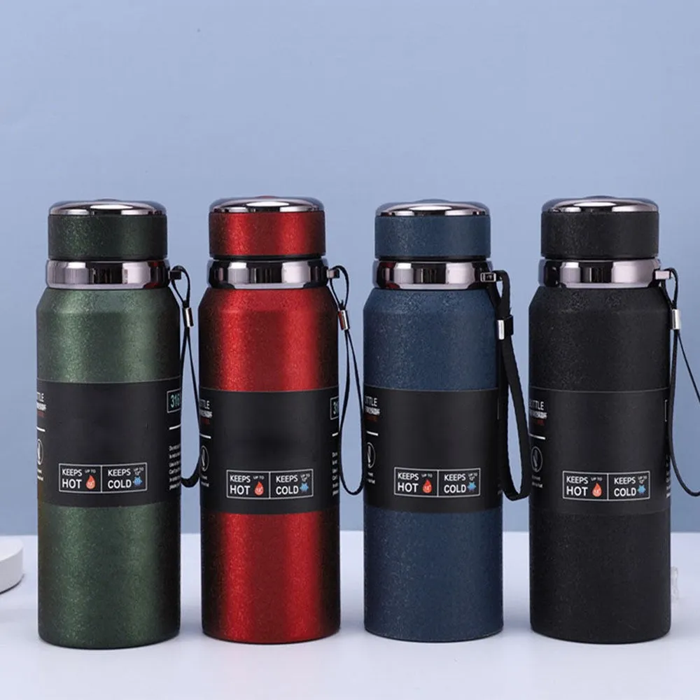 (Net) 800 ML| High Capacity Business Thermos Mug Stainless Steel Tumbler Insulated Water Bottle Vacuum Flask for Office Tea Mugs