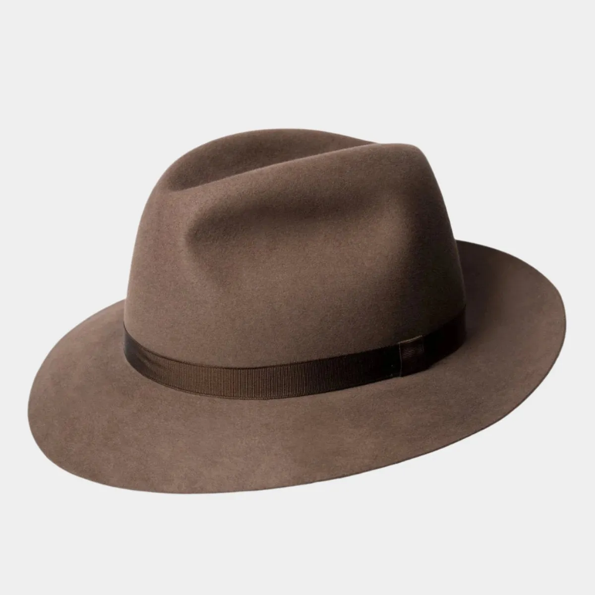 Nogal Brown Jermyn Ligero Fedora