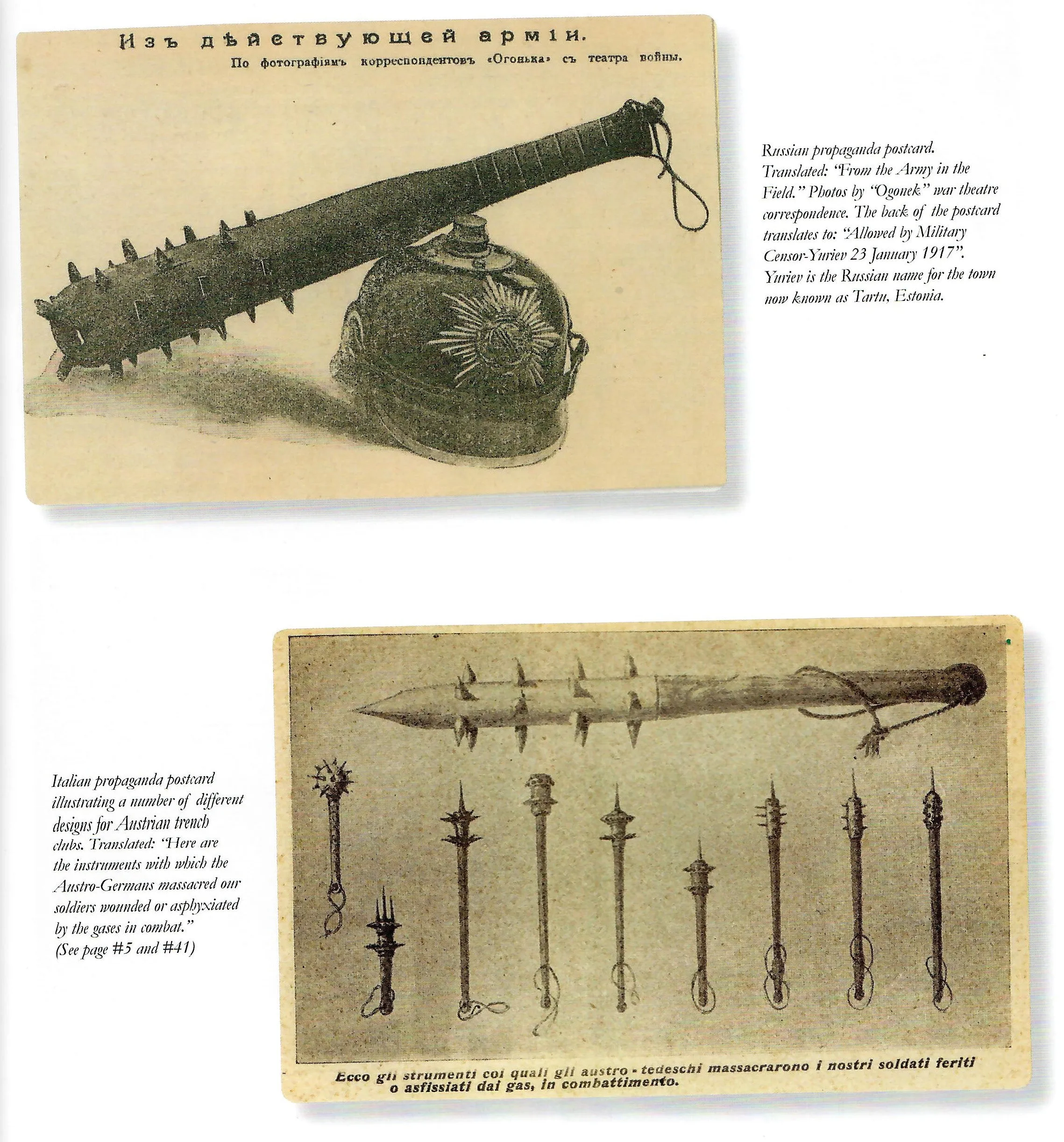 Original Austro-Hungarian WWI Rastremato Model Trench Raiding Club - Featured in Book At Arm's Length Volume 1