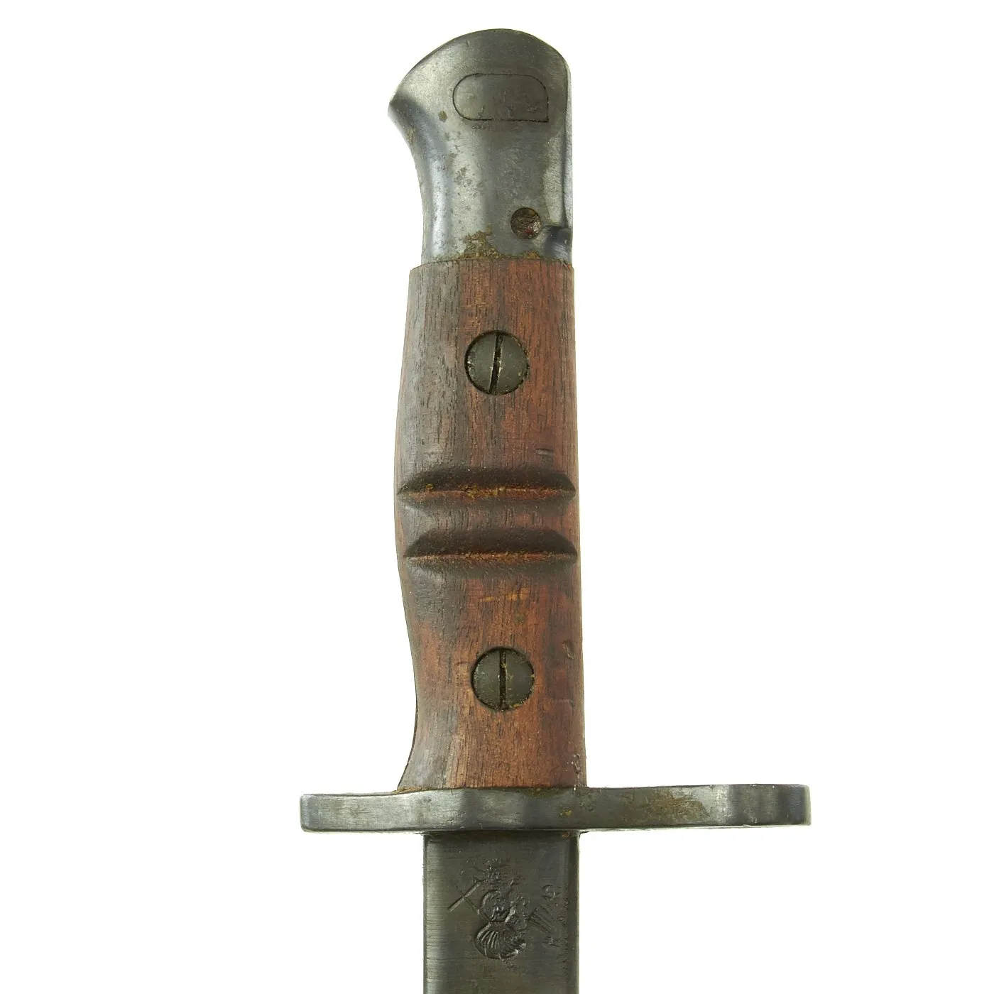 Original U.S. WWI M1917 Enfield Rifle Bayonet by Remington in Excellent Condition with Scabbard