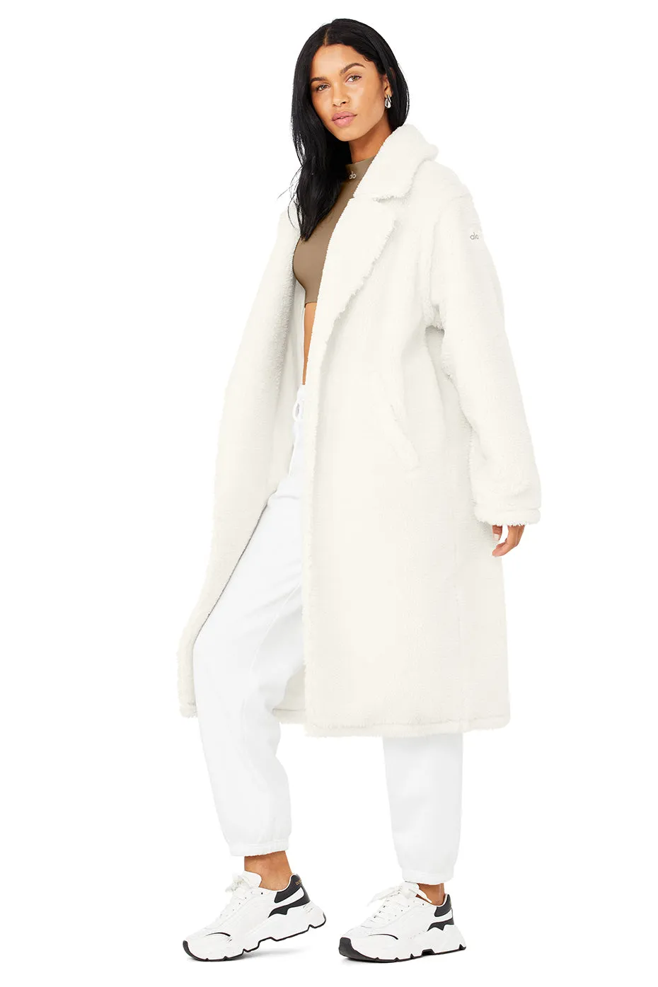 Oversized Sherpa Trench - Ivory