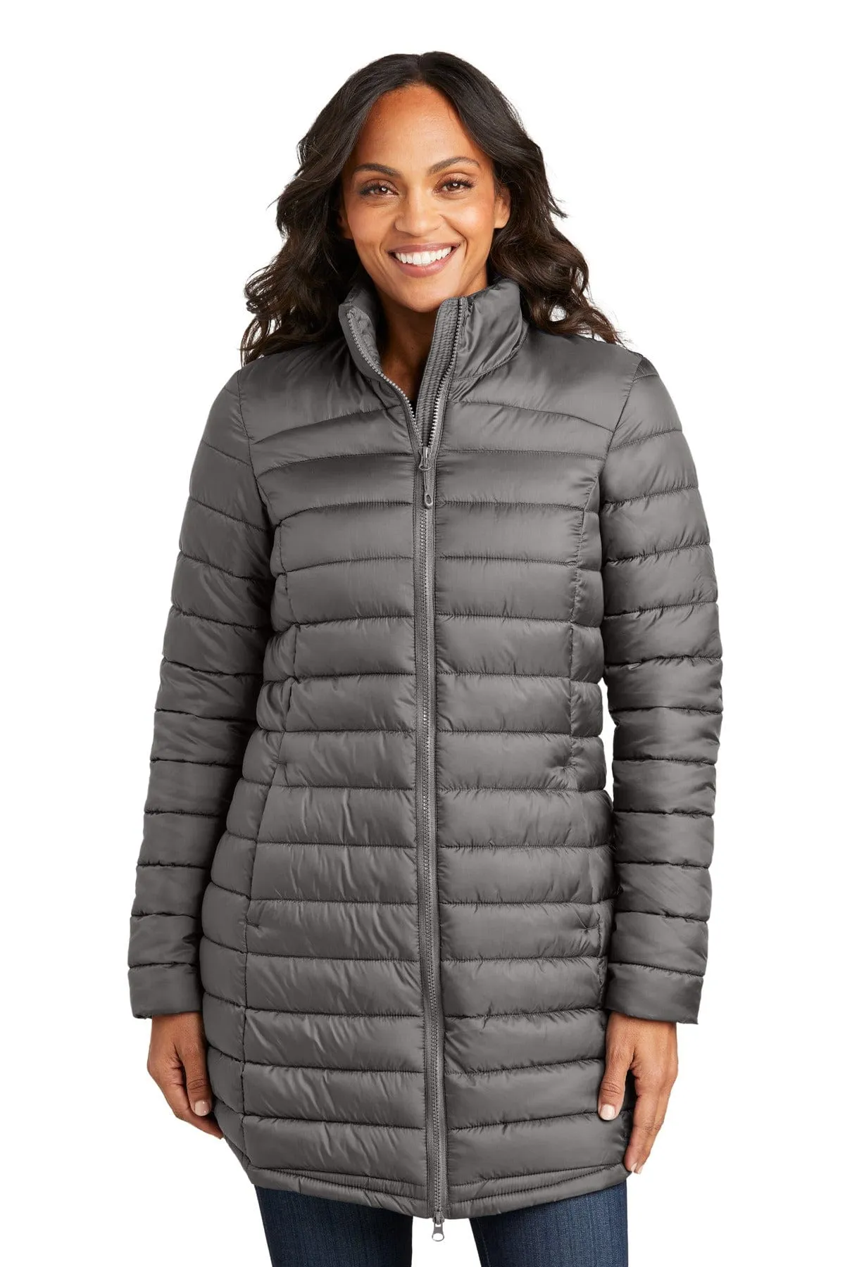 Port Authority L365: Ladies Horizon Puffy Long Jacket