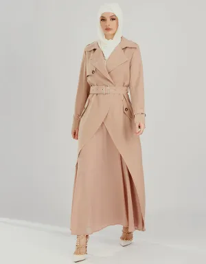 Pristine Trench Dress