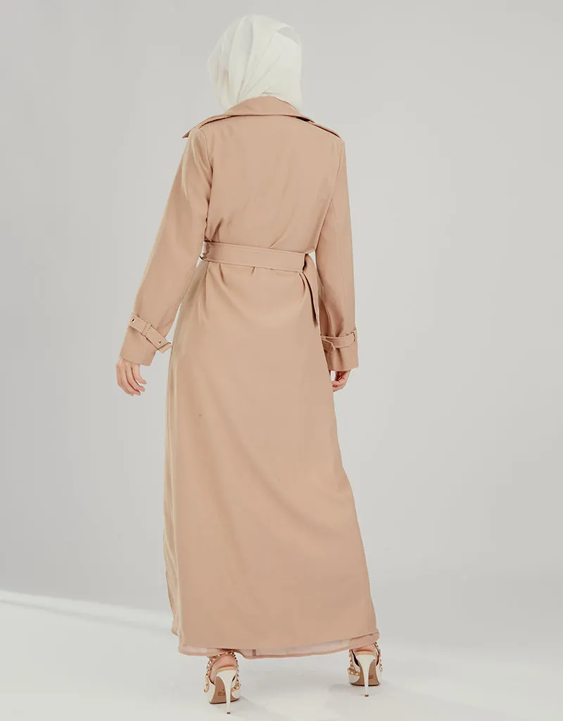 Pristine Trench Dress