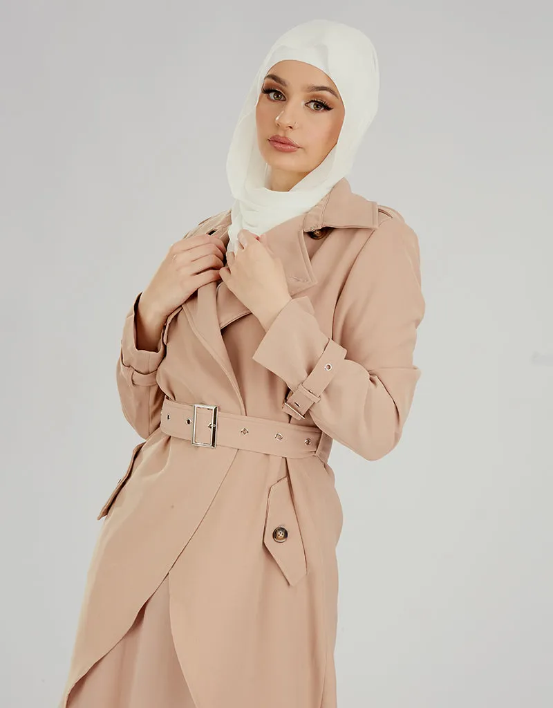 Pristine Trench Dress