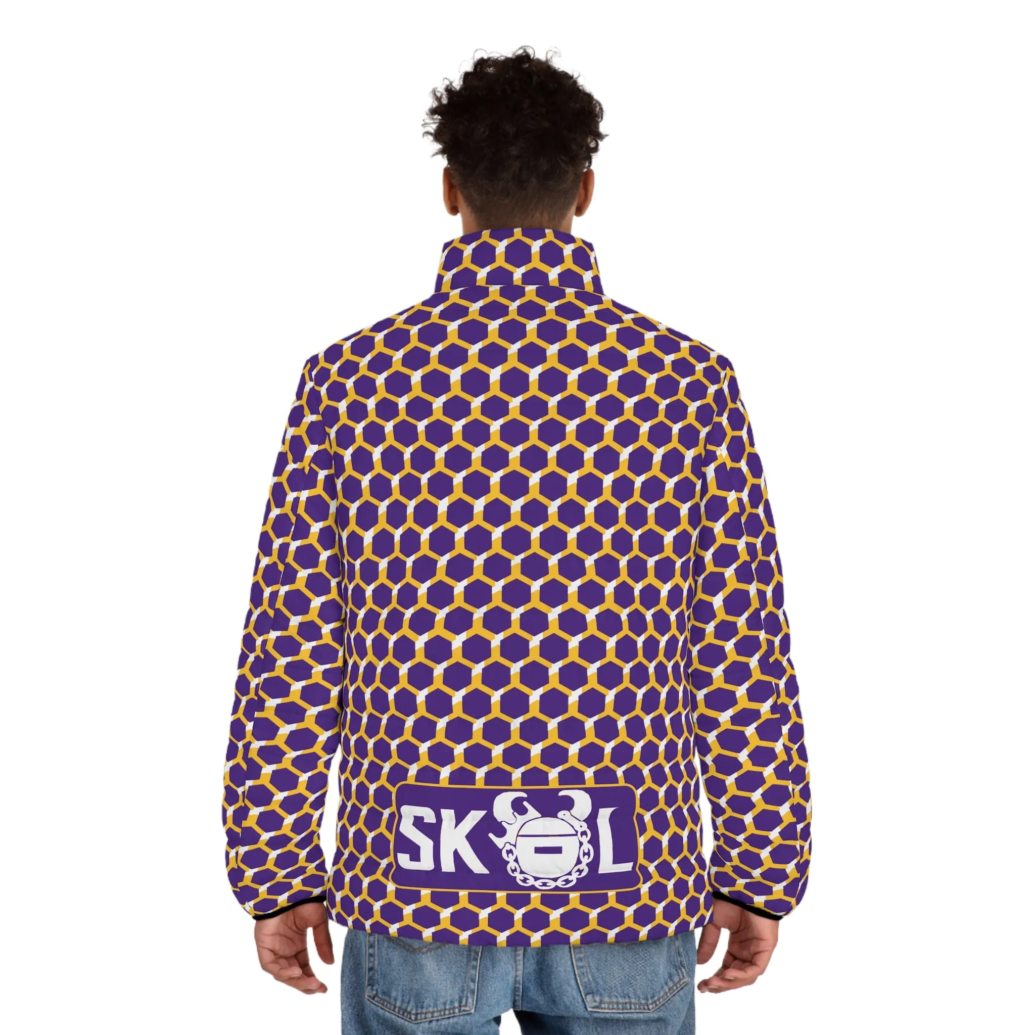 Puffer Jacket - Purple/Gold Hex