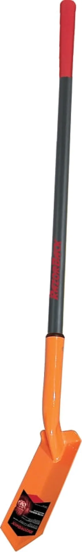 Razor-Back 47034 Trenching Shovel, 4 in W Blade, Steel Blade, Fiberglass Handle, Extra Long Handle, 43 in L Handle :EA: QUANTITY: 1