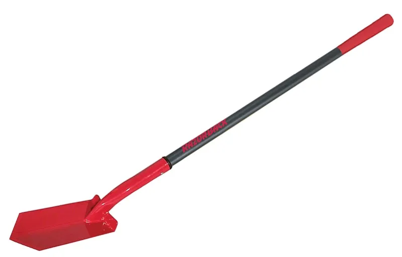 Razor-Back 47035 Trenching Shovel, 5 in W Blade, Steel Blade, Fiberglass Handle, Extra Long Handle, 43 in L Handle :EA: QUANTITY: 1