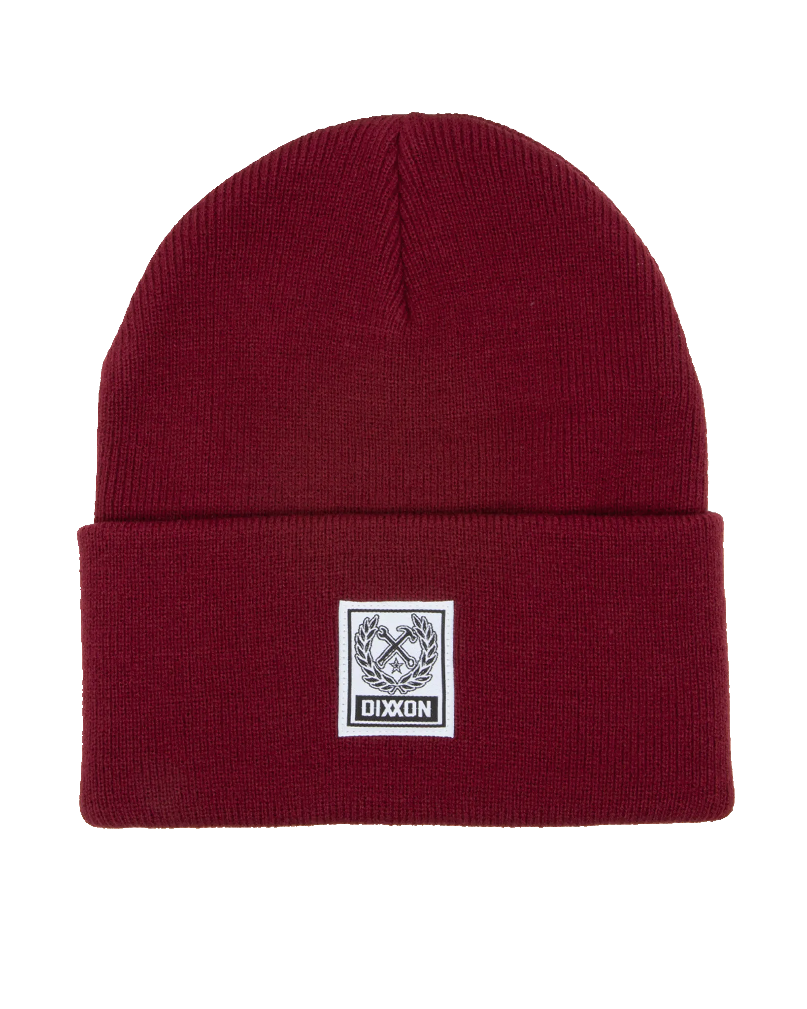 Ribbed Beanie - Maroon