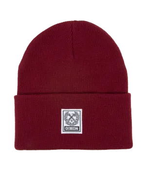 Ribbed Beanie - Maroon