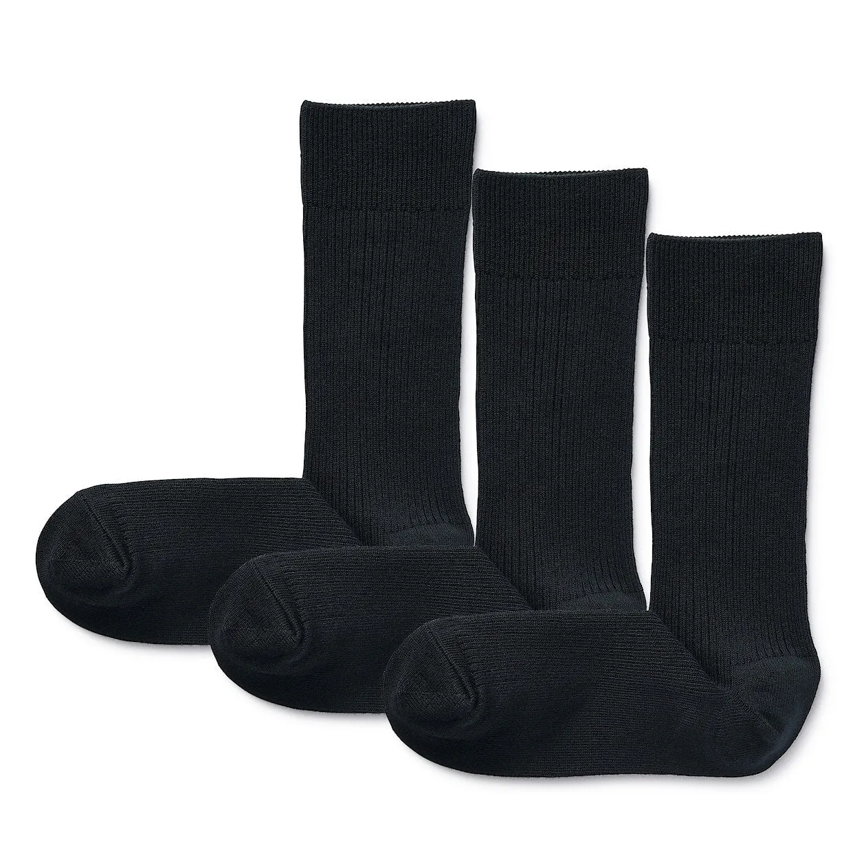 Right Angle One Size Fits All Rib Socks - 3 Pack