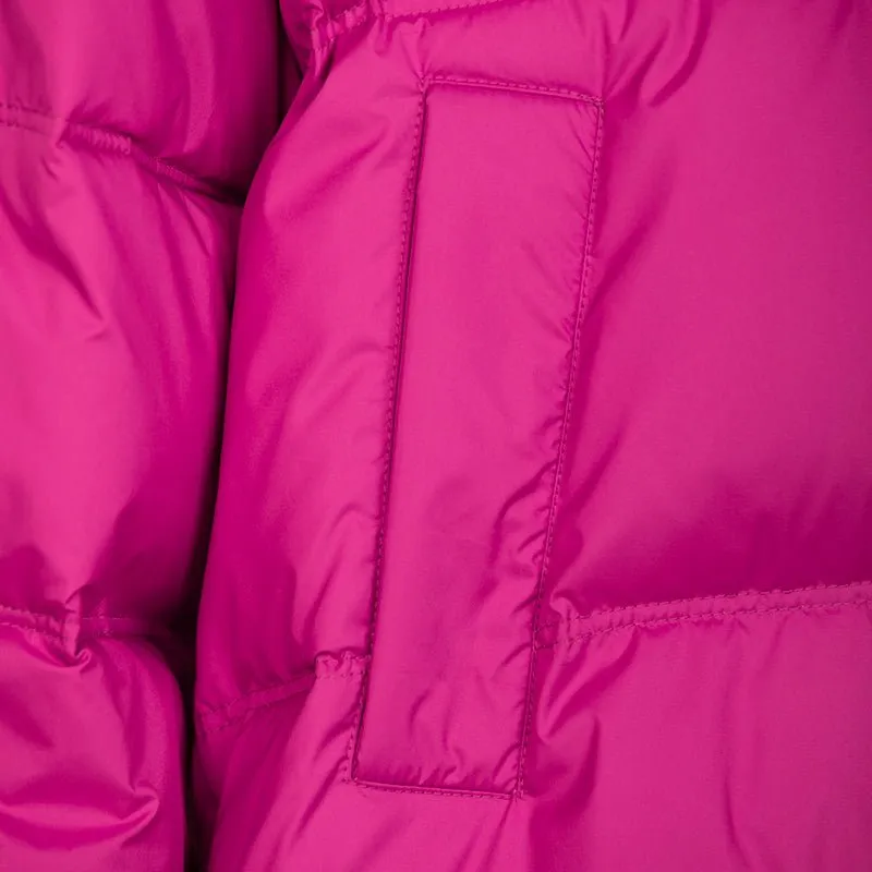 Rose Red Short Puffer Down Jacket