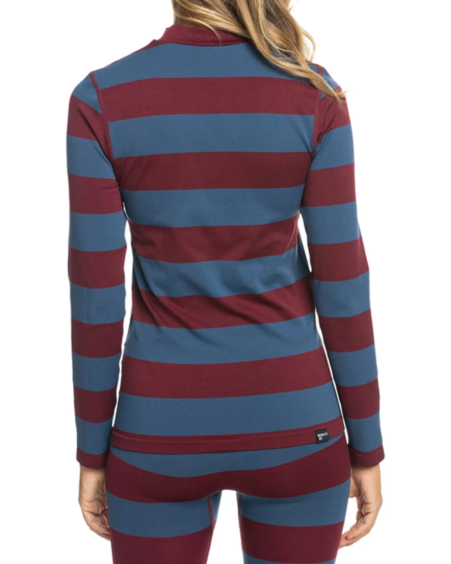 Roxy X Rowley Women's Seamless Technical Top - Insignia Blue / Bico Stripes