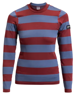 Roxy X Rowley Women's Seamless Technical Top - Insignia Blue / Bico Stripes