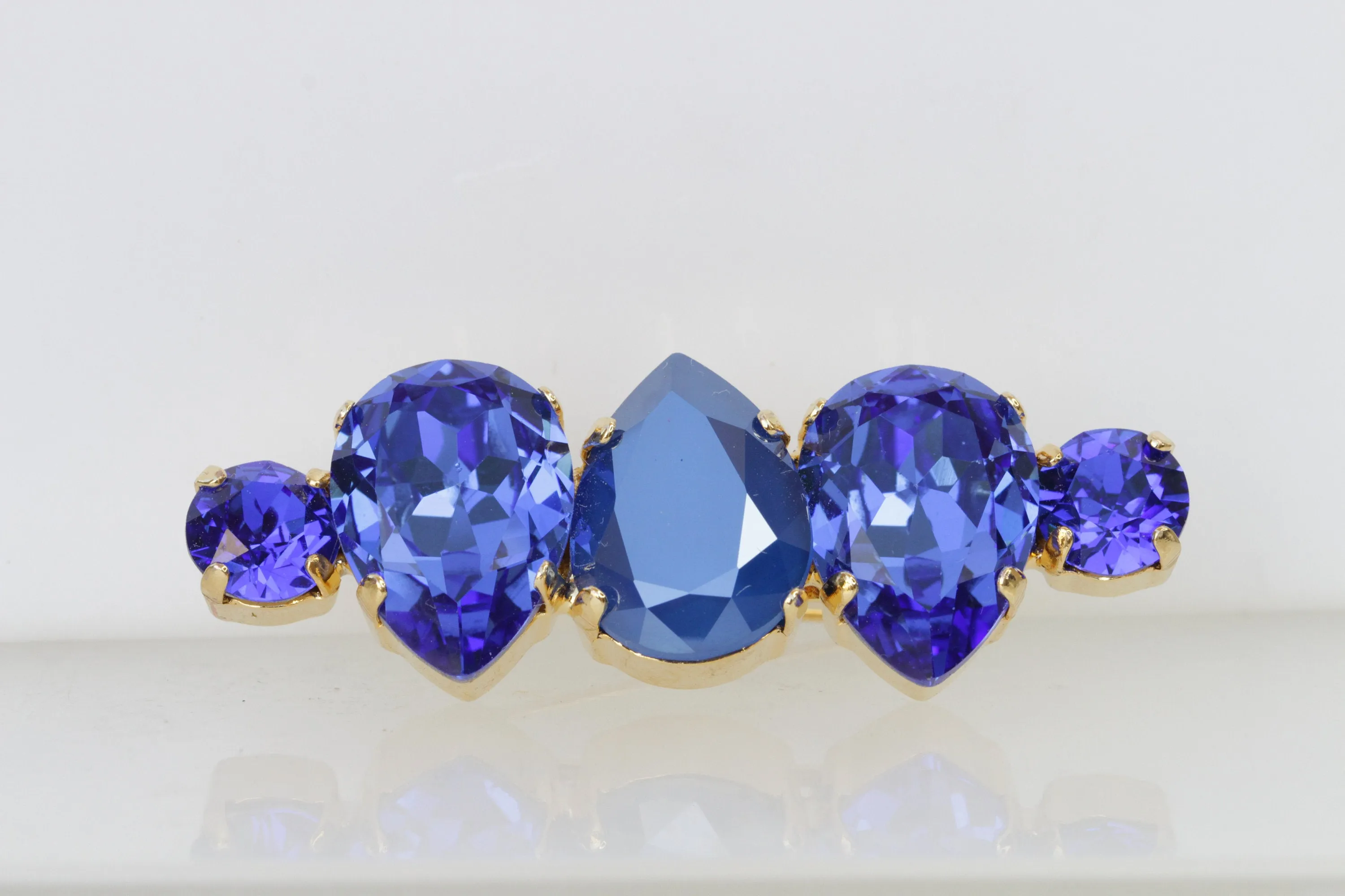 ROYAL BLUE BROOCH,