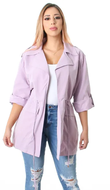 Sleeve Fashion Trench Blazer