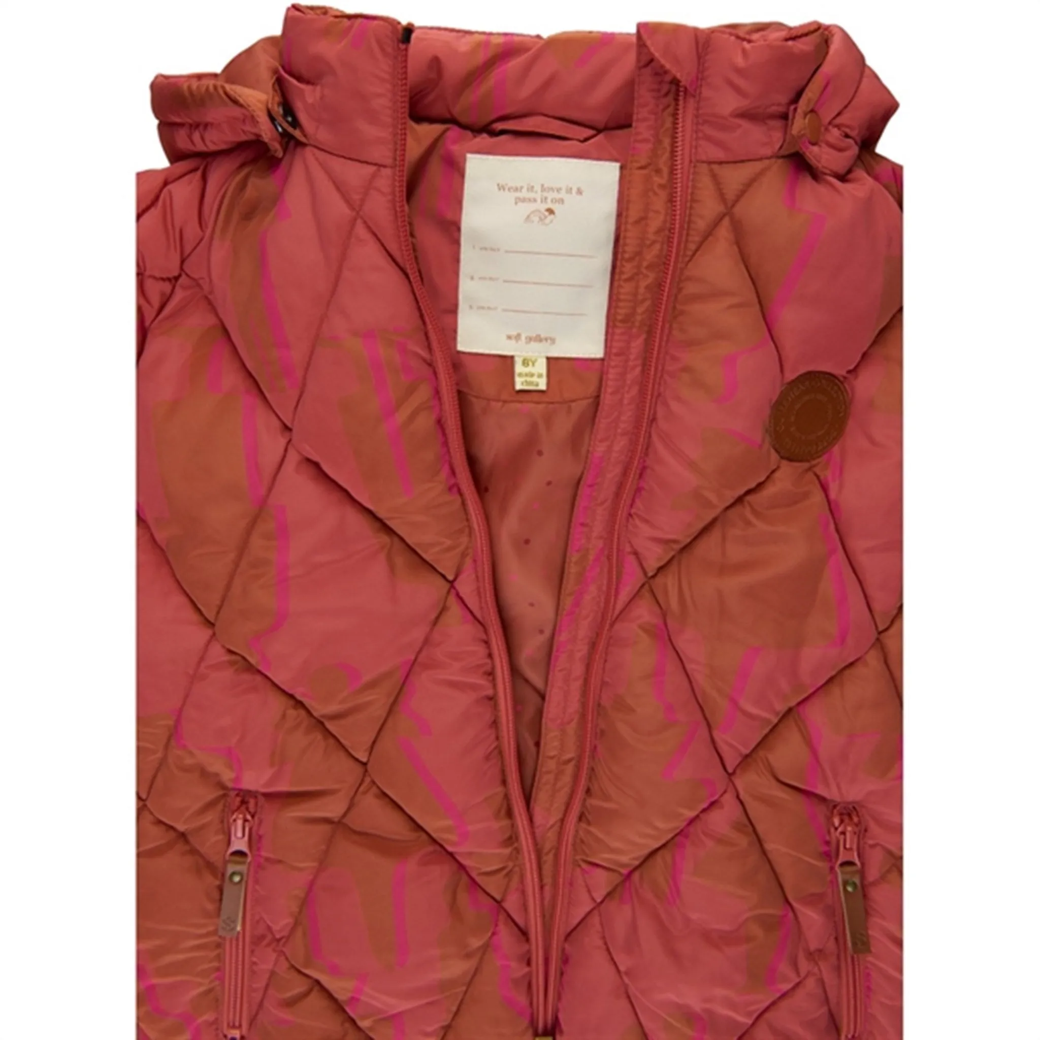 Soft Gallery Mineral Red Ettie Puffer Jacket