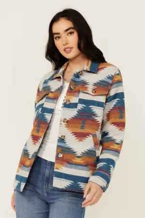 Southwestern Print Shacket