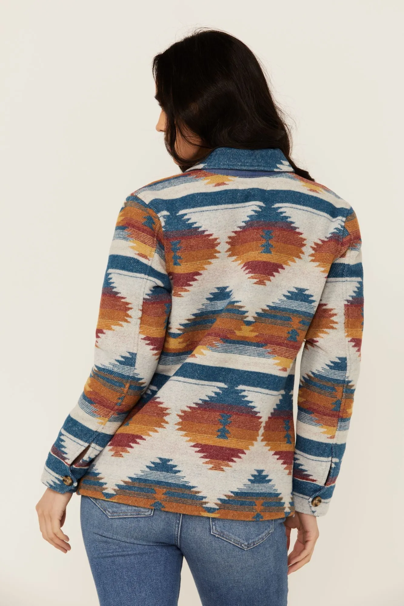 Southwestern Print Shacket