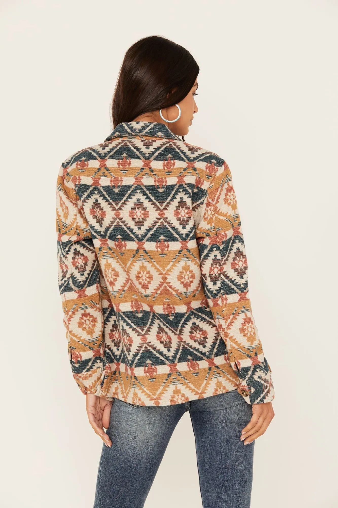 Southwestern Striped Shacket