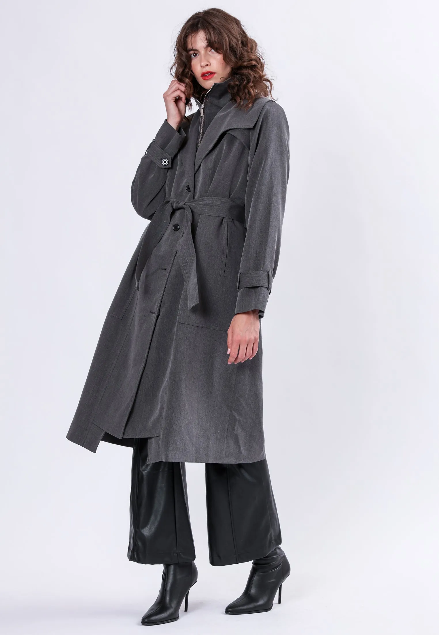 SPIRIT TRENCHCOAT CHARCOAL