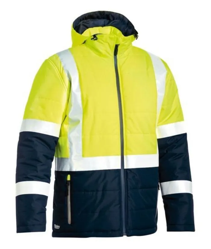 Taped Hi Vis Puffer Jacket