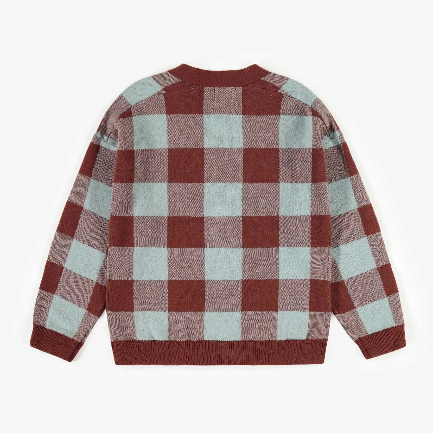 The Axe Plaid Knit Cardigan - KIDS