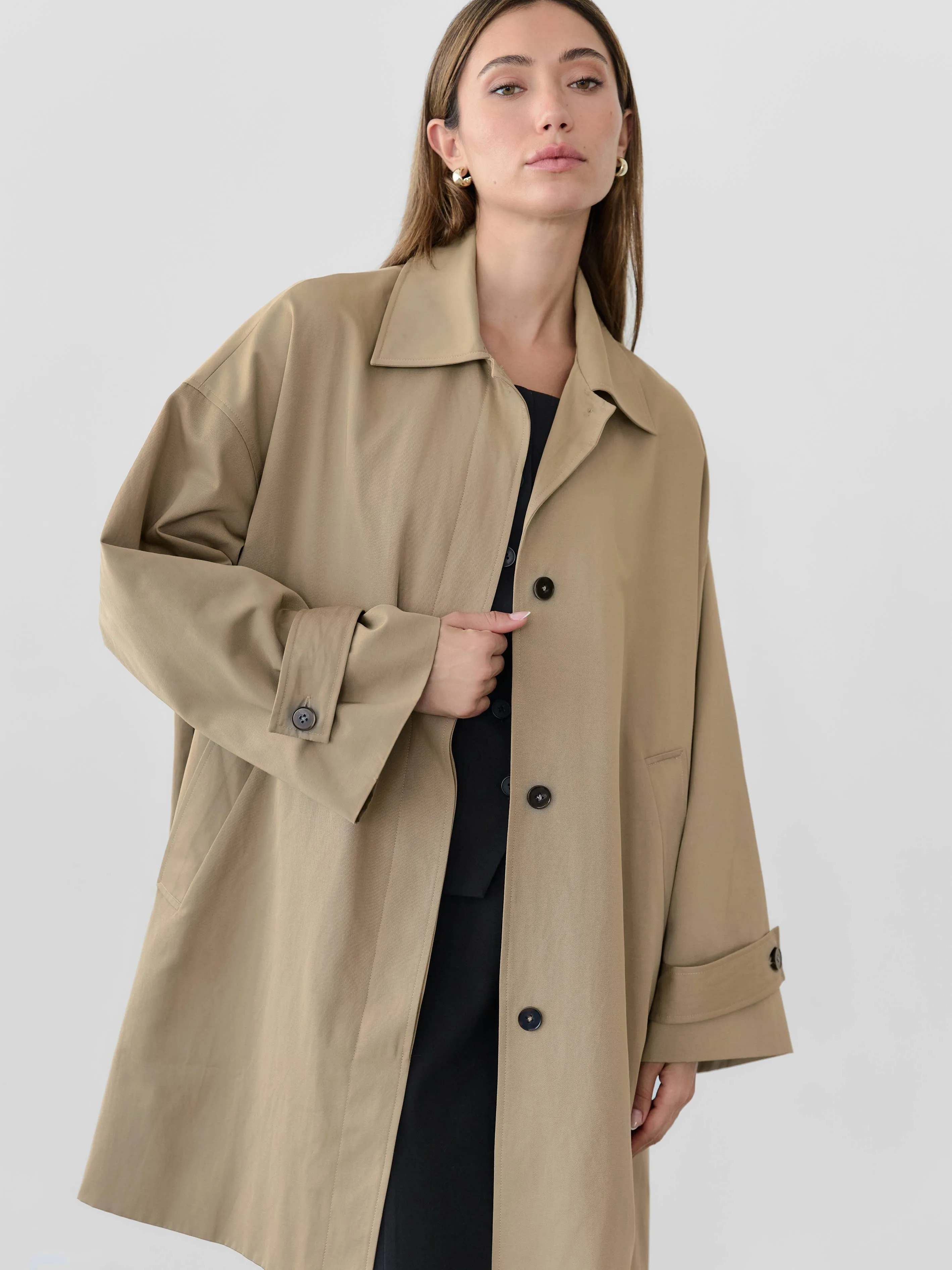 The Cove Coat | Versatile Attachable-Scarf Coat