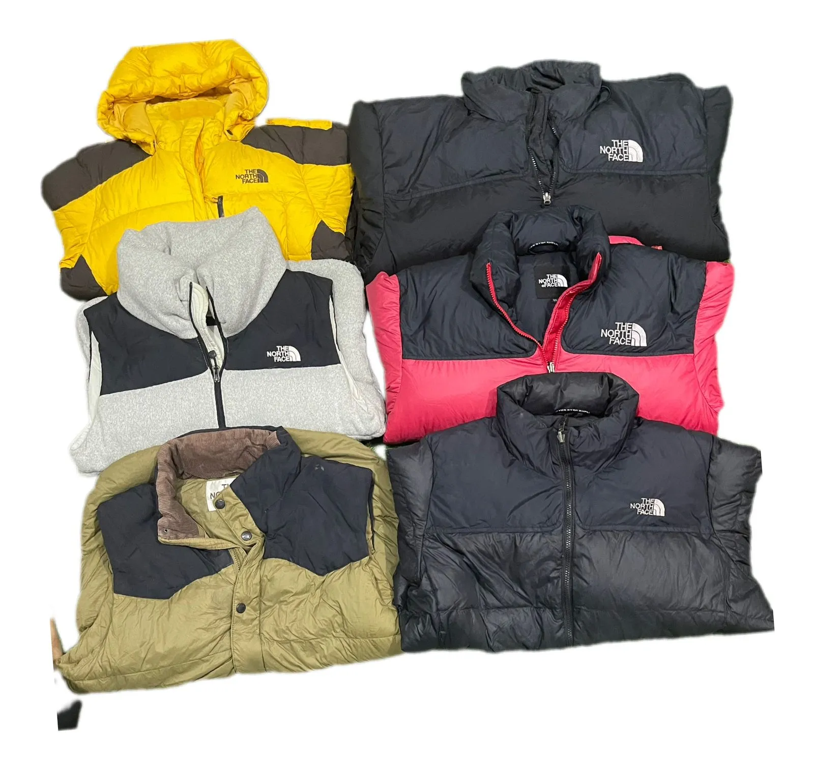 The north face 700 puffer jacket 7 pcs