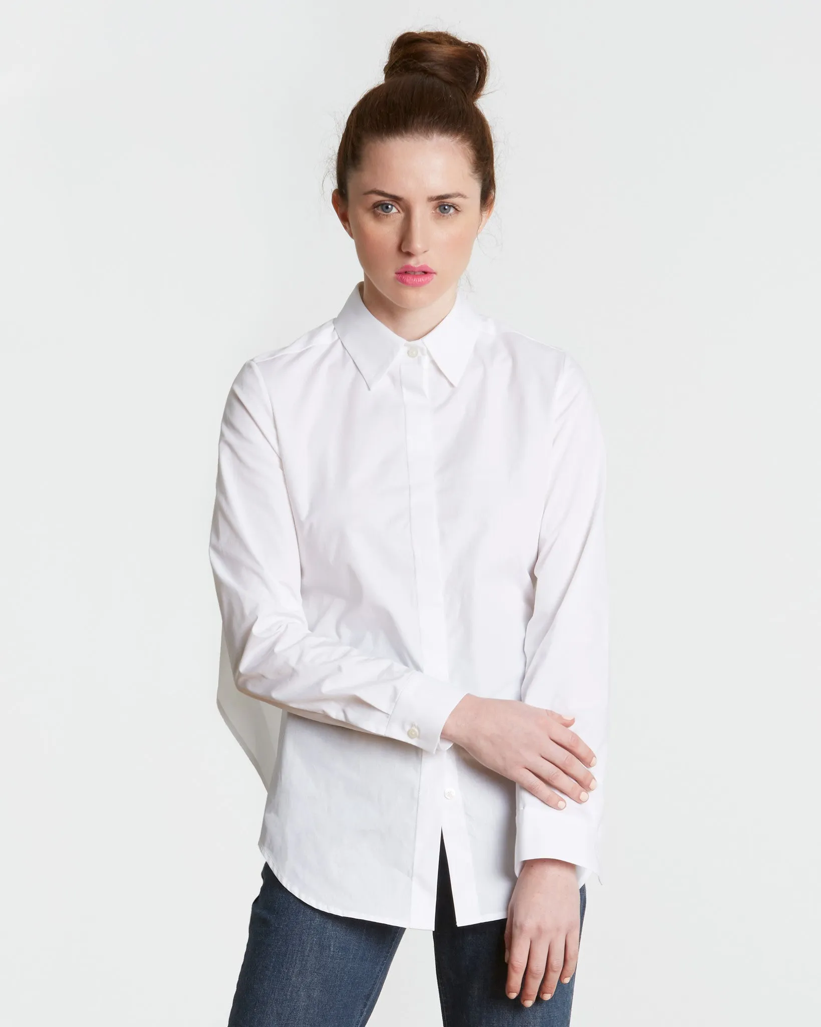 TOME Cotton Poplin Tie Back Shirt - FINAL SALE