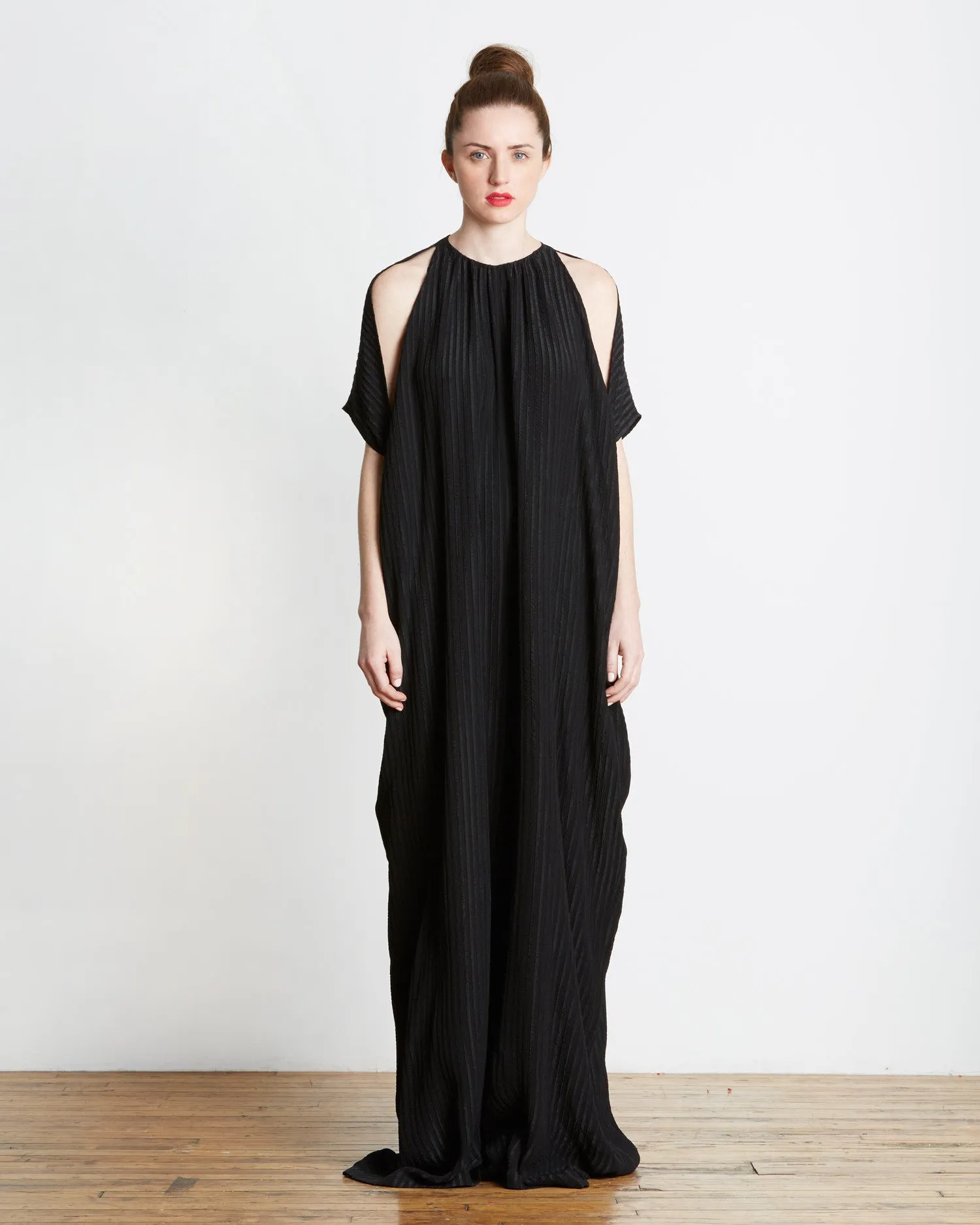 TOME Oversized Matelasse Jumpsuit | Black - FINAL SALE