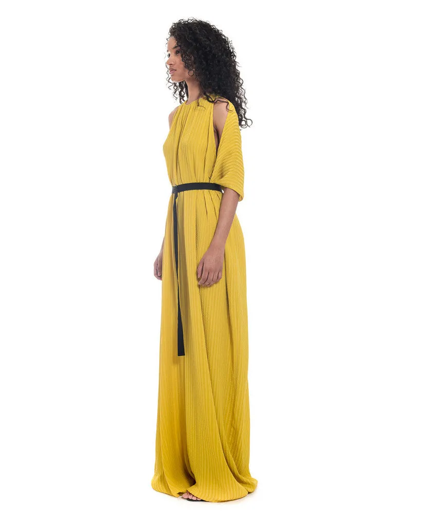 TOME Oversized Matelasse Jumpsuit | Citron - FINAL SALE