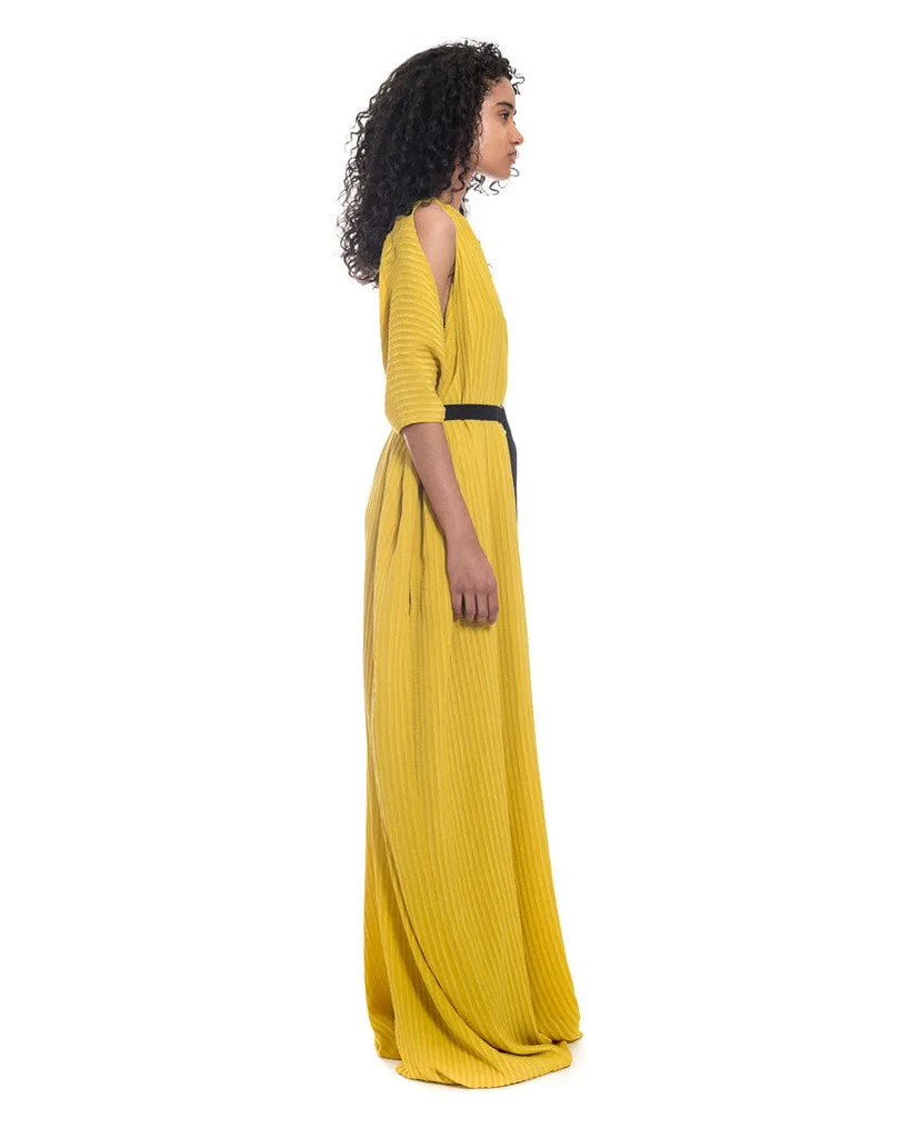 TOME Oversized Matelasse Jumpsuit | Citron - FINAL SALE