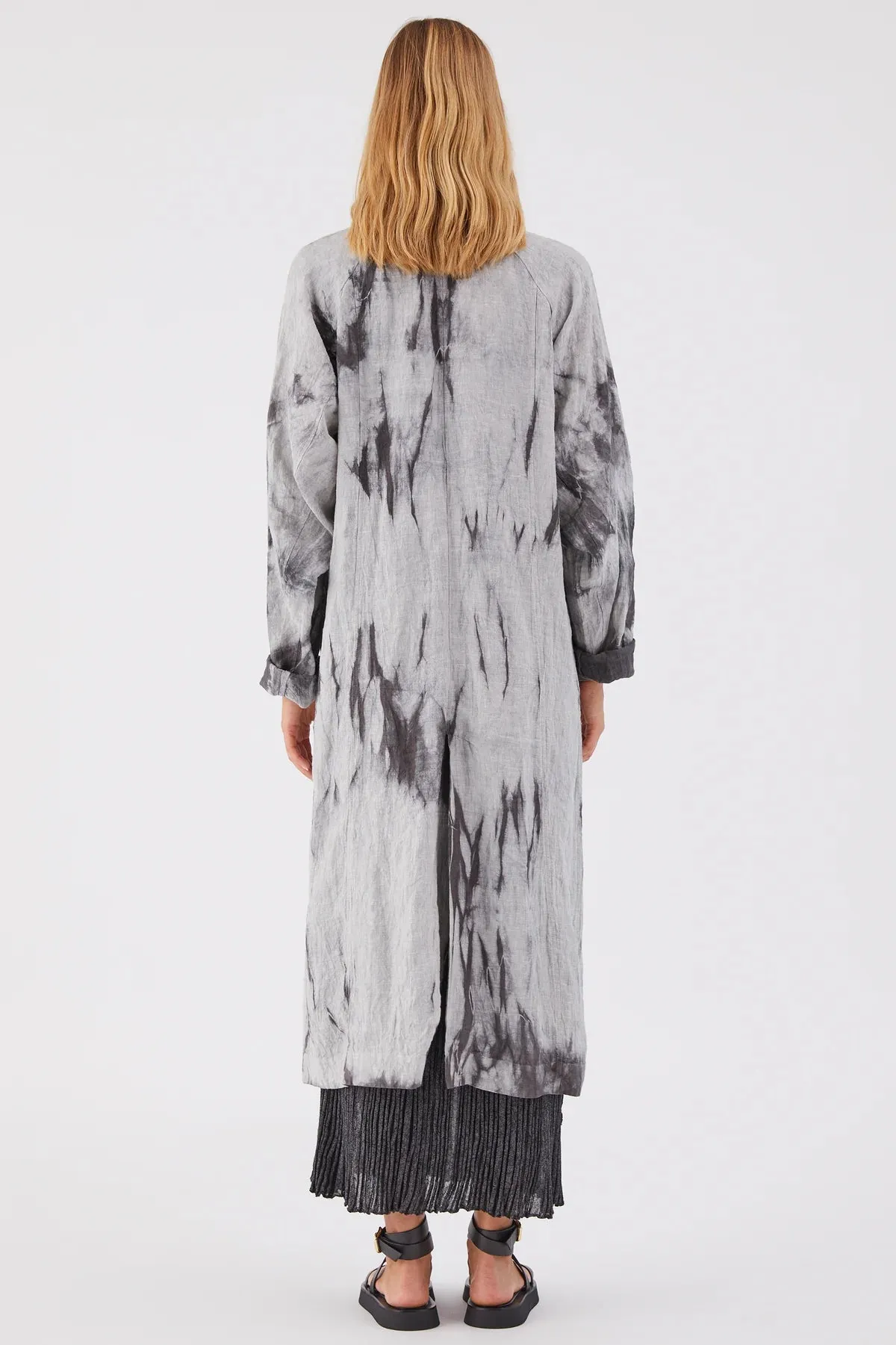 Transit Par Such Linen Tie Dye Trench