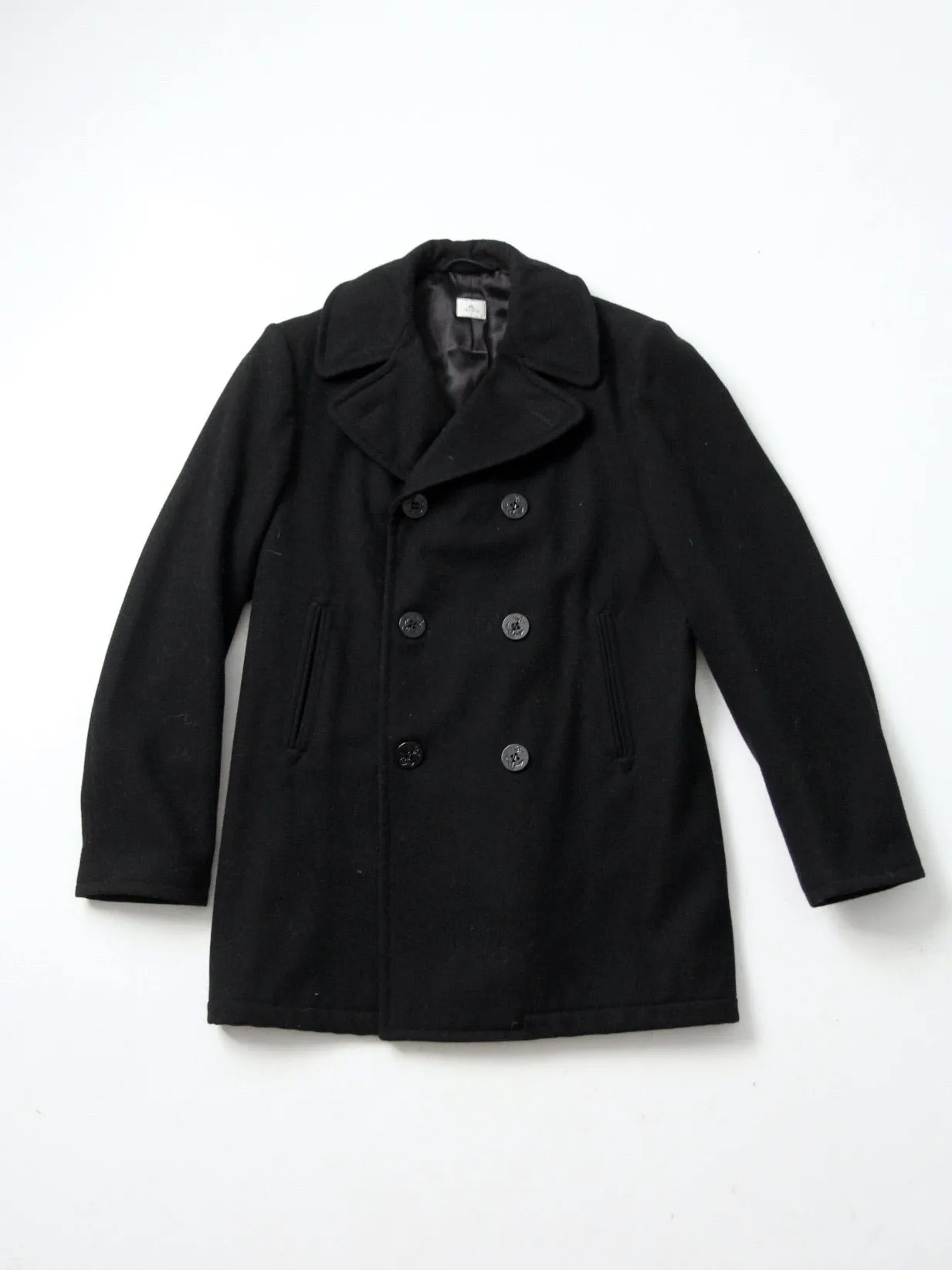 vintage US Navy peacoat