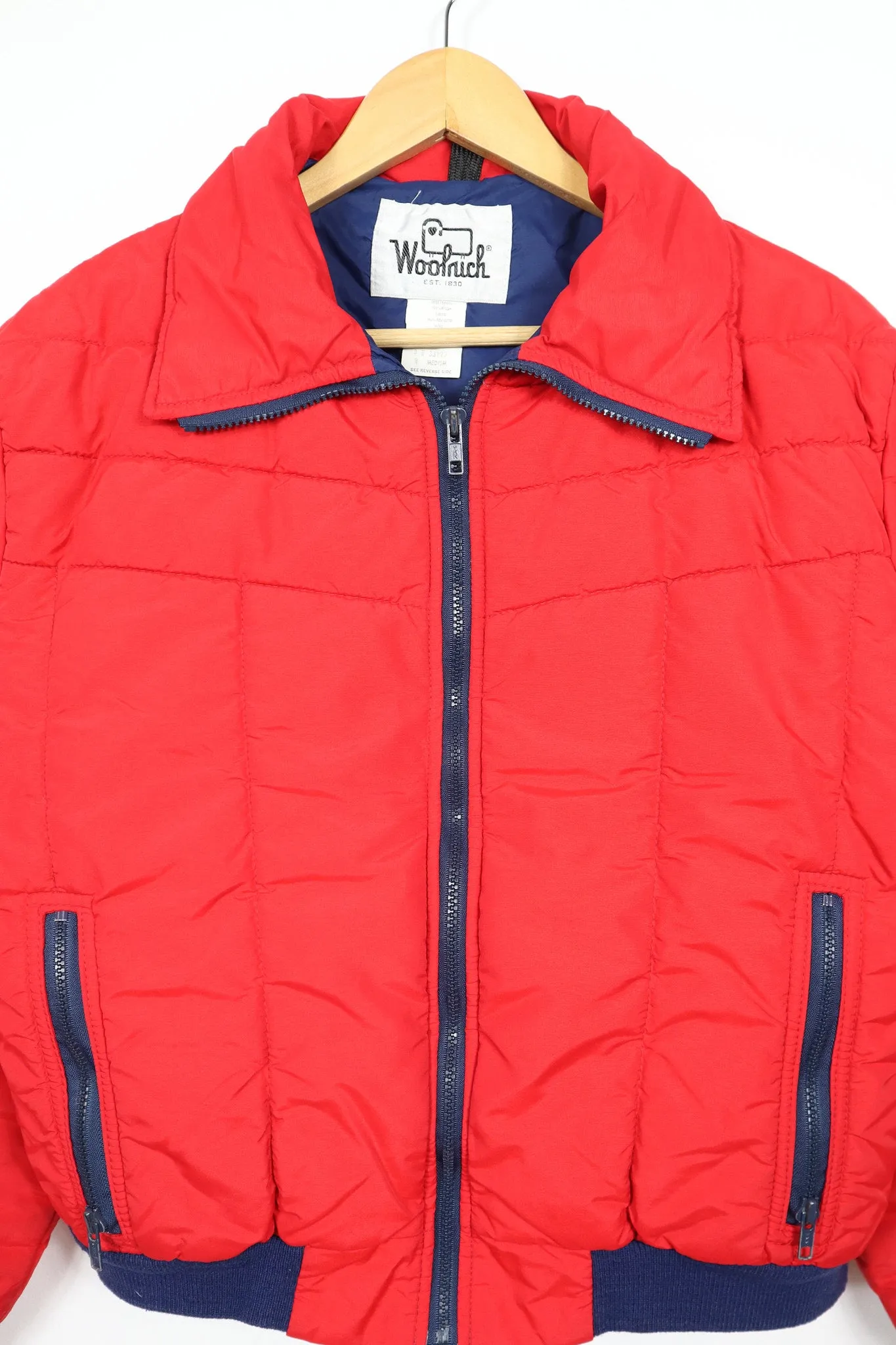 Vintage Woolrich Red Puffer Jacket