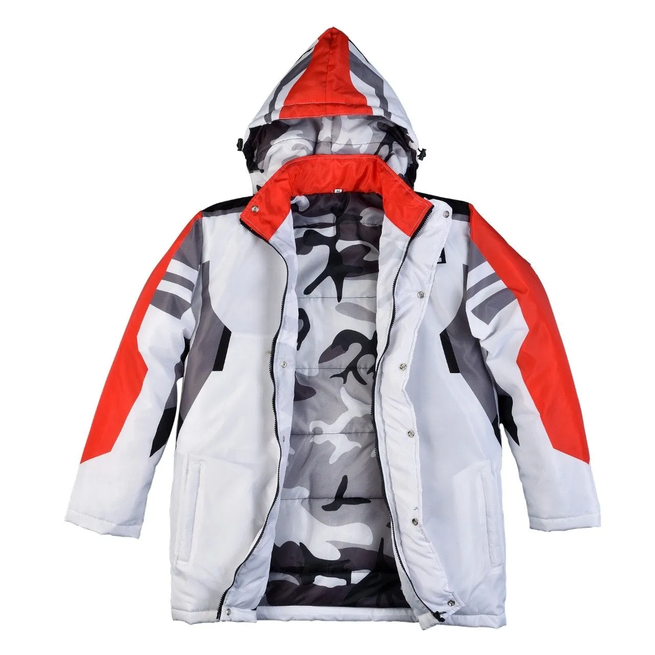 Viper Mens Snow Ski Puffer Waterproof Jacket Hoodie