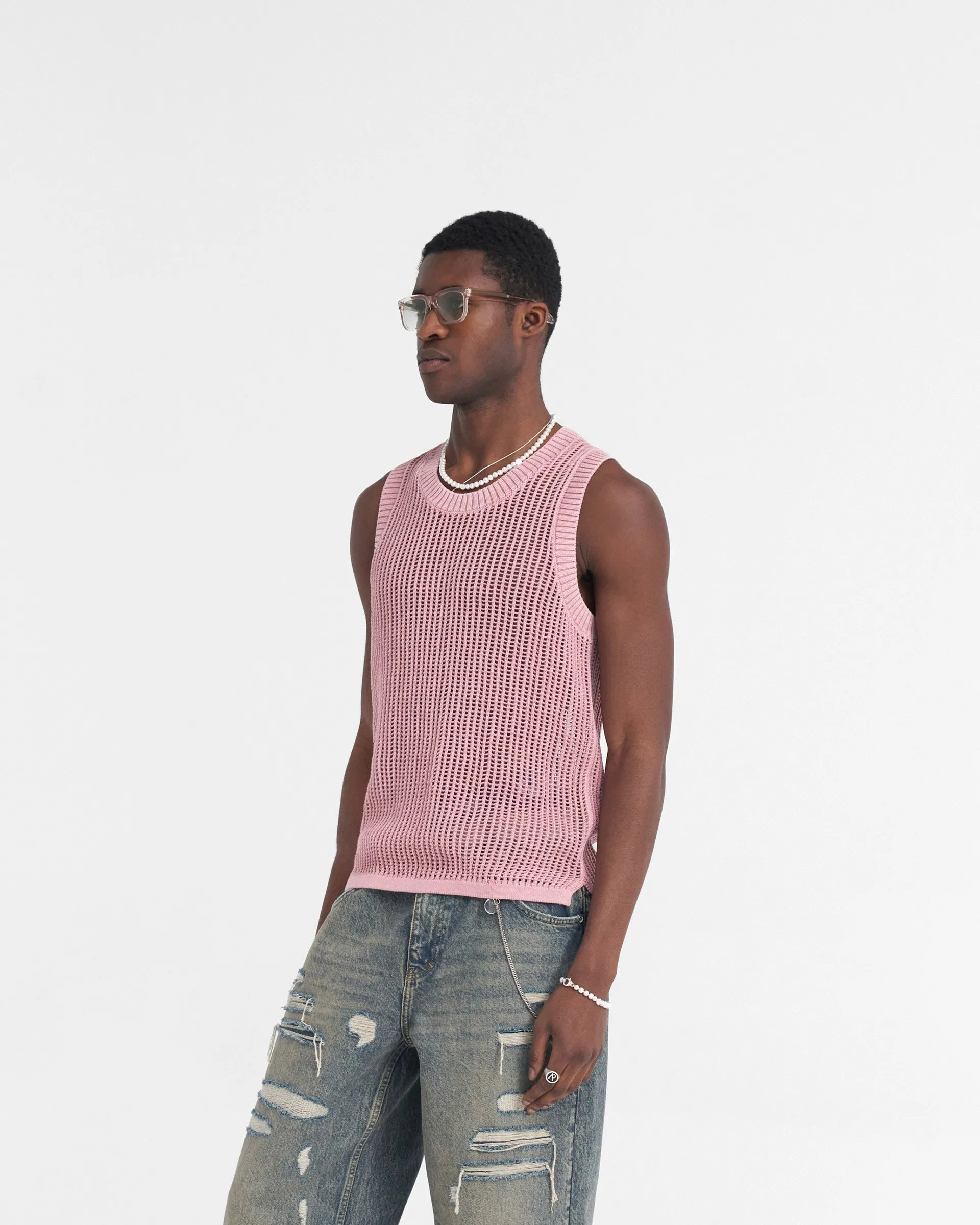 Washed Knit Vest - Sunrise