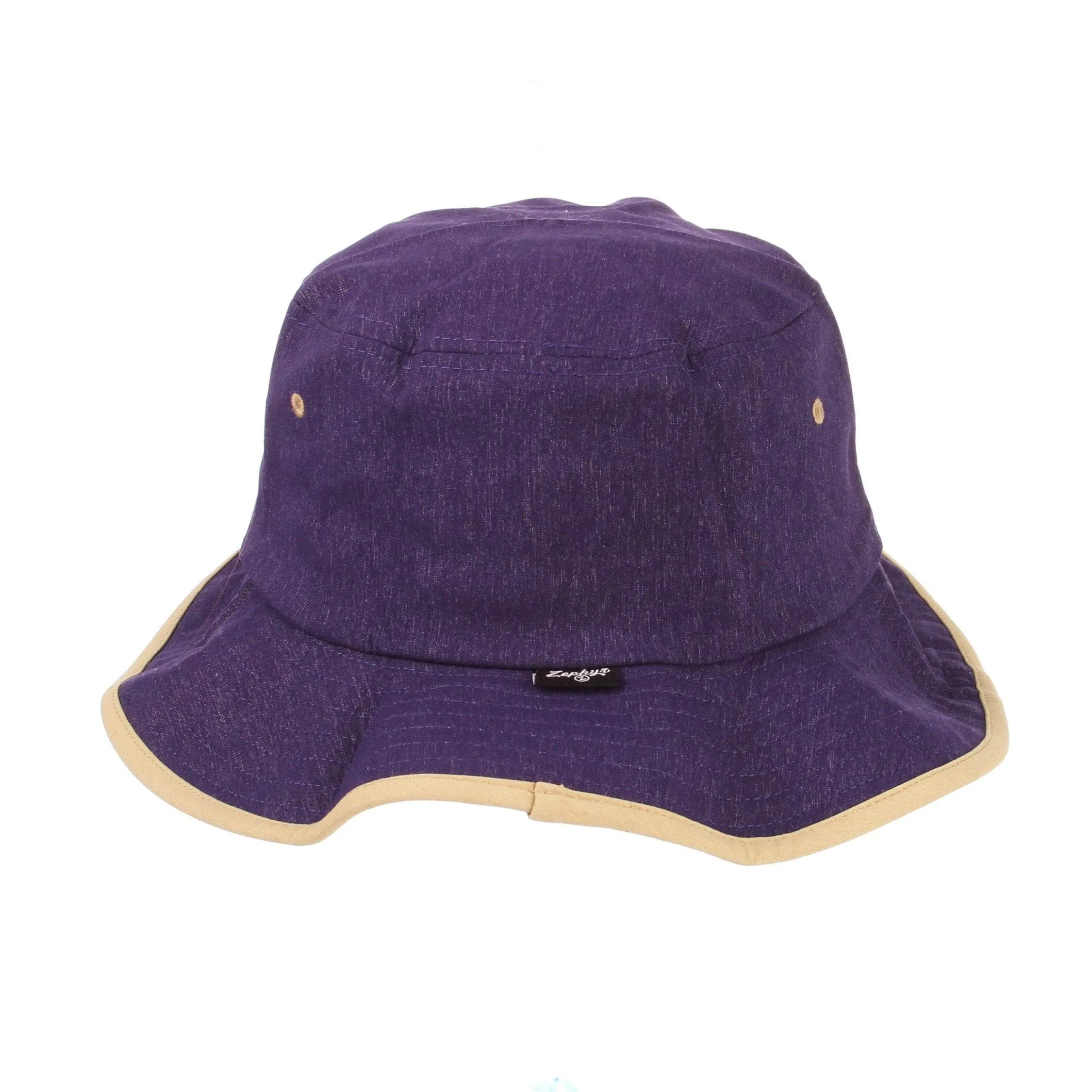 Washington Huskies Zephyr "Tide" Purple & Tan Low Profile Bucket Hat Cap (L/XL)