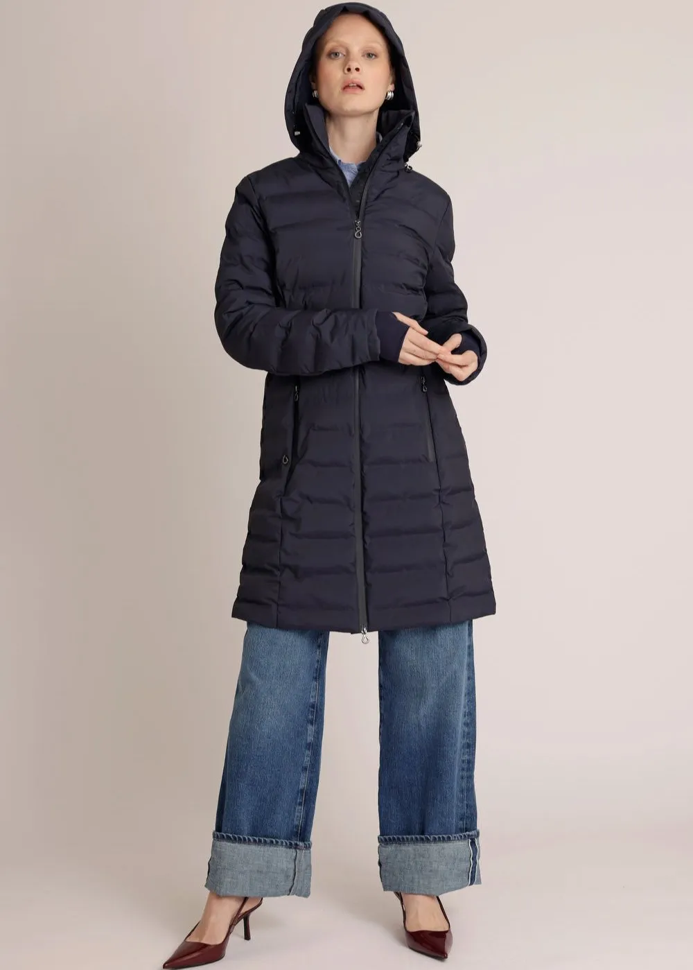 Waterproof Tailored Puffer Jacket 2.0  - New Navy